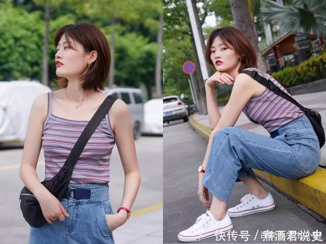  吊带衫|这5件夏日必备上衣，太好穿了！