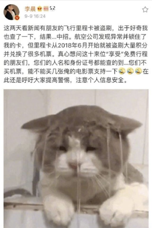 身份证|张萌深夜怒斥身份信息被盗用注册会员:航空公司审核这么不严格?