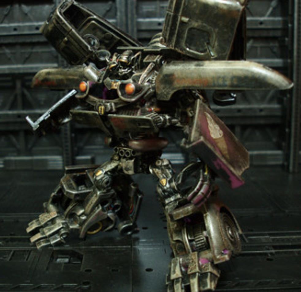 双胞胎|变形金刚动漫人物:重涂《卷土重来》顽强的双胞胎-黑金属冰激凌