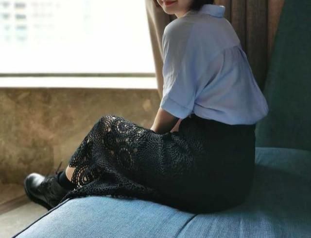 长裙|钩针编织一线连拼花半身裙，气质浪漫长裙你也可以织，附图解教程