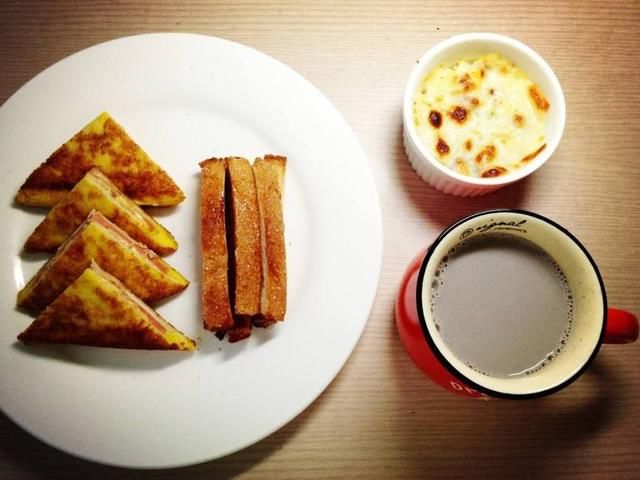  西多士|十分钟快速早餐！咸香美味港式火腿西多士