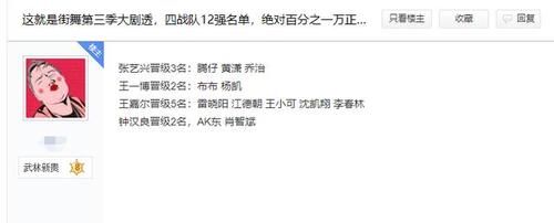  杨文韬|《这街3》12强名单疑曝光，王嘉尔剩下五人，肖杰杨文韬被淘汰