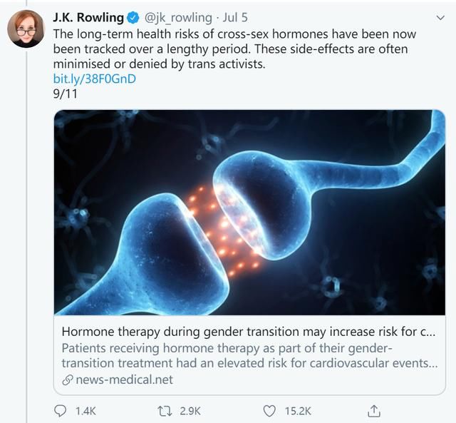  跨性别|哈利波特粉丝集体宣布开除JK罗琳？“你这种人不配当HP作者！”