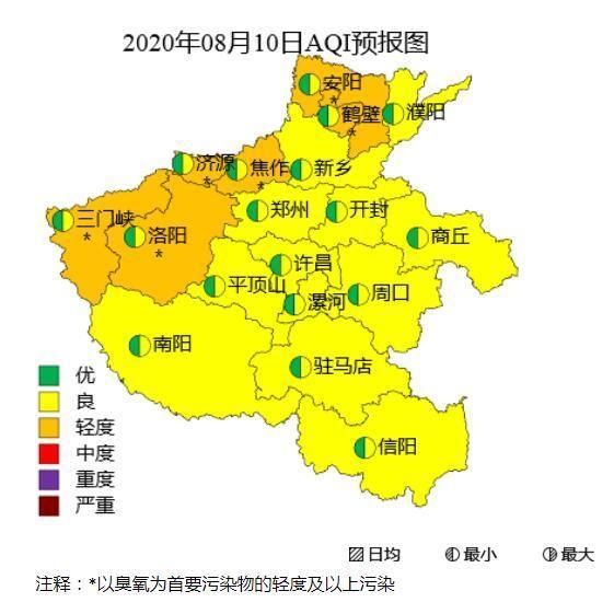 地区|本周河南空气质量优、良为主，这些地区臭氧污染风险较大