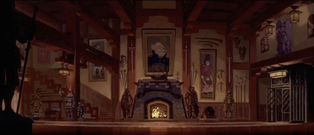  动画|迪斯尼经典动画背景美术资料公开