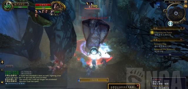  战神|魔兽世界前瞻：炽蓝仙野盟约战役 邦桑迪的老大和月夜战神的诅咒