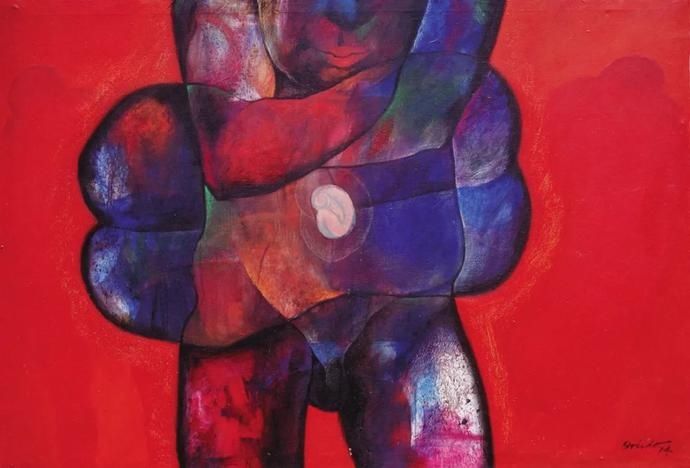  笔触|强烈的笔触和色彩，表现出韧性、肮脏及人性