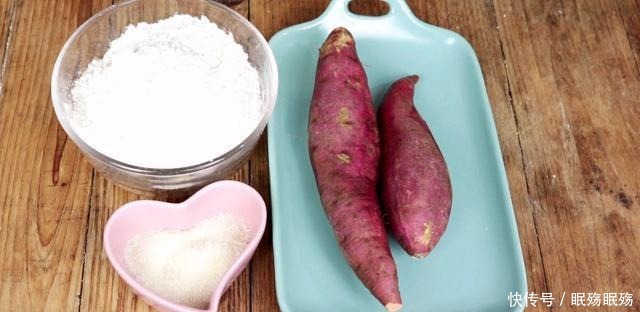 做成|红薯别再蒸着吃,做成红薯丸子,香甜软糯,一口一个超过瘾