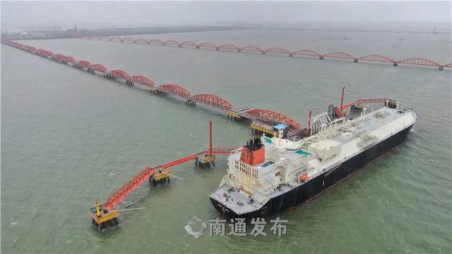 洋口港|壮观航拍丨累计接卸25国3178万吨LNG，洋口港LNG接收站“全程高能”