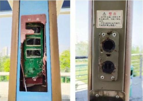 公共健身|河东风光带健身器材遭破坏 市民：看了又气又惋惜