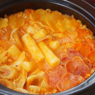  年糕|泡菜芝士年糕火锅