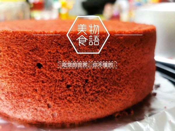  蛋清|烫面红丝绒戚风蛋糕