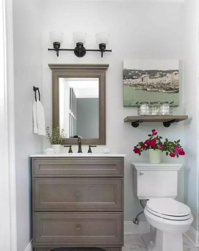  洗漱|卫生间太丑, 一定是洗漱台不够漂亮, 看看别人家的吧