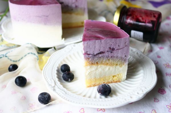 吉利丁|蓝莓果酱酸奶慕斯