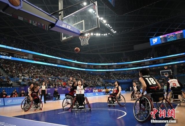 （杭州亚残运会）轮椅篮球女子决赛：中国队获得冠军