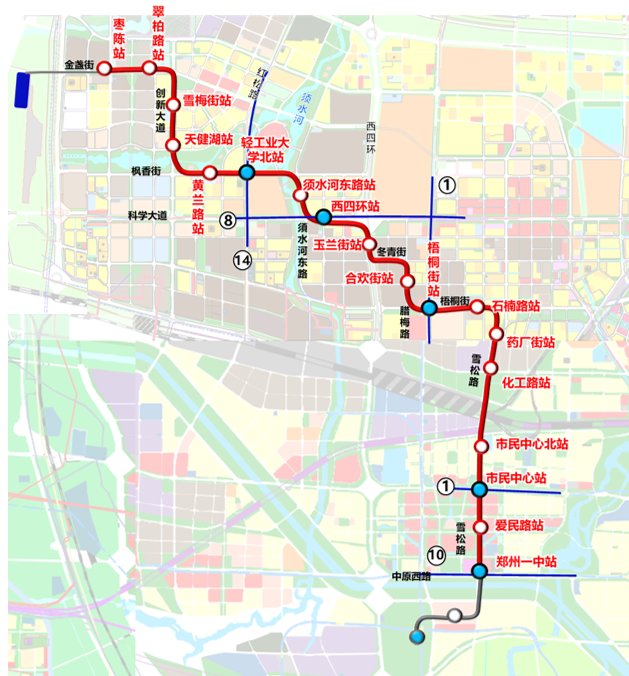 郑州市轨道交通T3线一期工程要来了！线路图公布