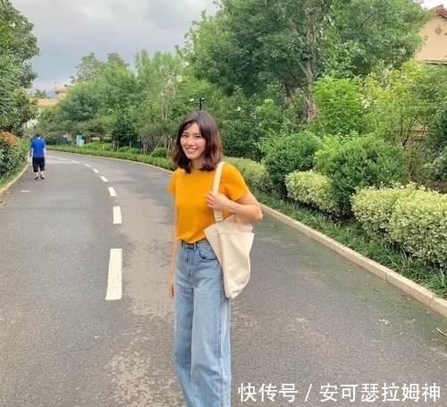 比例|身高一米八的高个美女,拥有不加任何特效的大长腿,身材比例完美