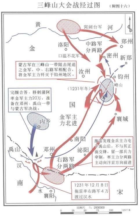 解析蒙金三峰山之战:金军精锐大集结,为何全军尽墨?