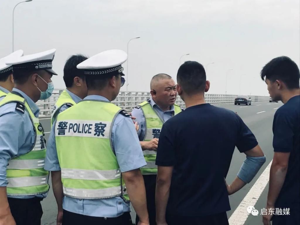  消防人员|17岁青葱少年崇启大桥欲跳桥（视频）