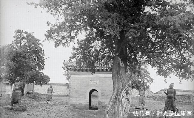 人心神|1907年的嵩山少林寺，幽静古朴的景象，让人心神安宁