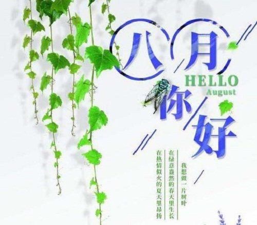  迎接|迎接八月唯美说说朋友圈文案大全 2020迎接八月的励志说说文案