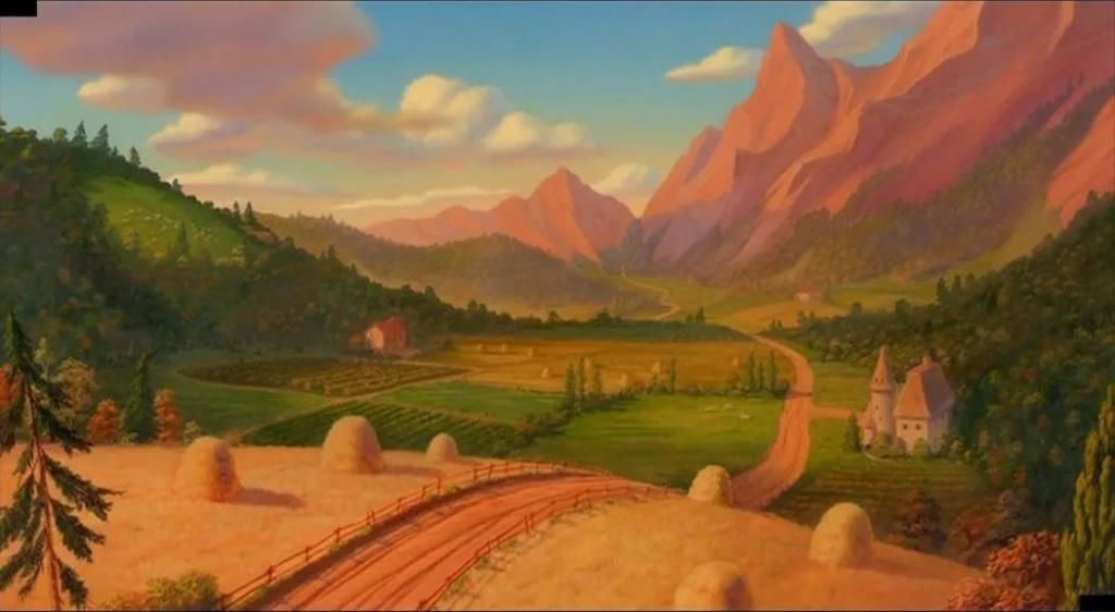 动画|迪斯尼经典动画背景美术资料公开