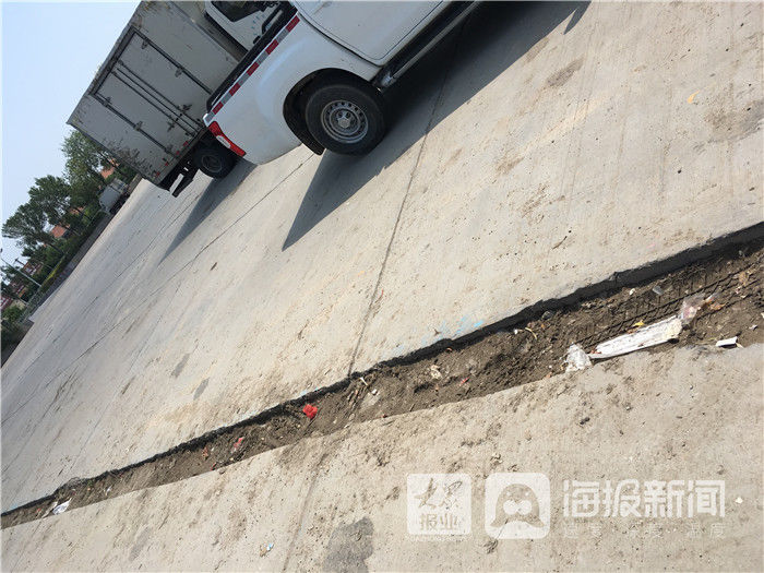  垦利|垦利区商贸城停车场路面破损开车就像开在“搓衣板”上