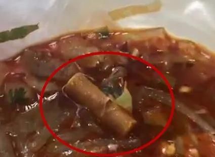  赶到|惊呆！男子点外卖吃出烟头，店家赶到后竟现场吞下烟头，还说....