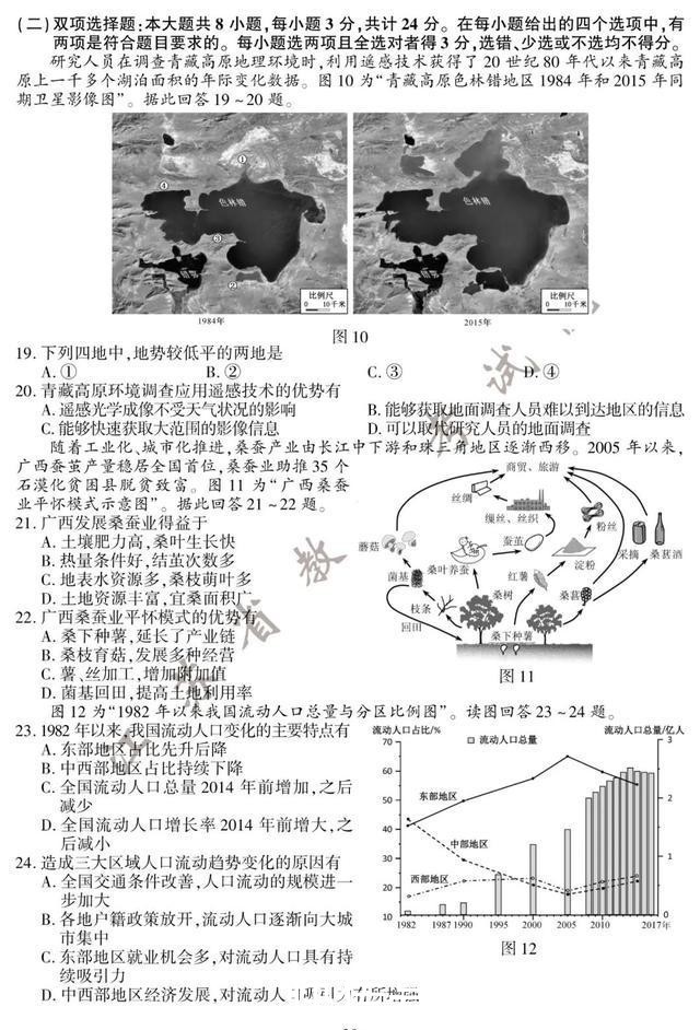 历史|2020江苏高考试题、答案:政治、历史、地理!