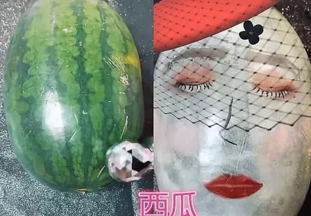 芒果|水果也能“化妆”西瓜一般,柚子太惊艳,看到柠檬把手寄过来