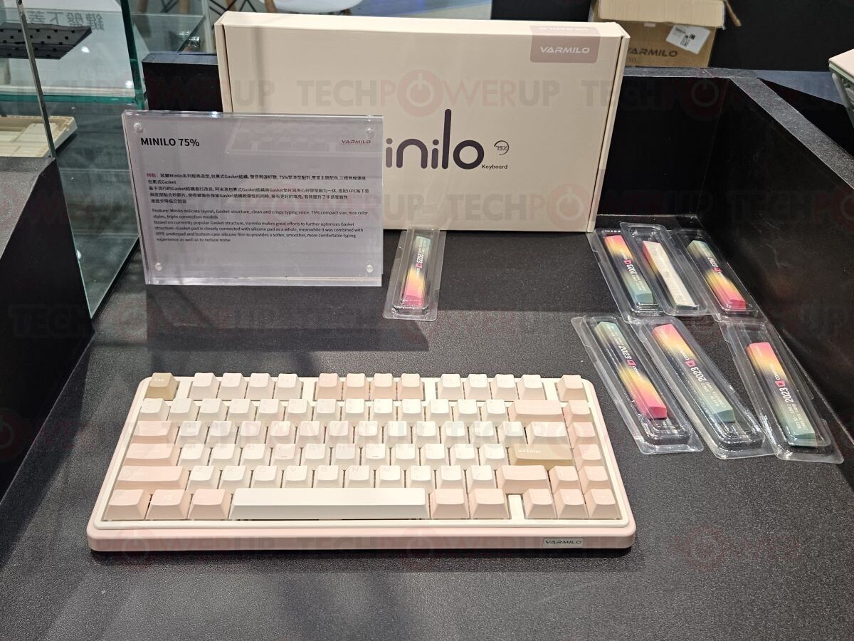 阿米洛推出Minilo 75%和Shine Kara机械键盘：用户可以选择配色