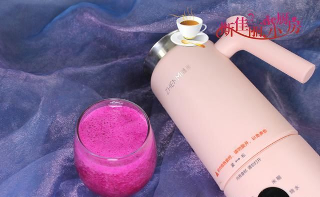  豆浆机中|1根香蕉1个火龙果，搅一搅清肠排宿便，每天喝一杯肚子平了腰细了