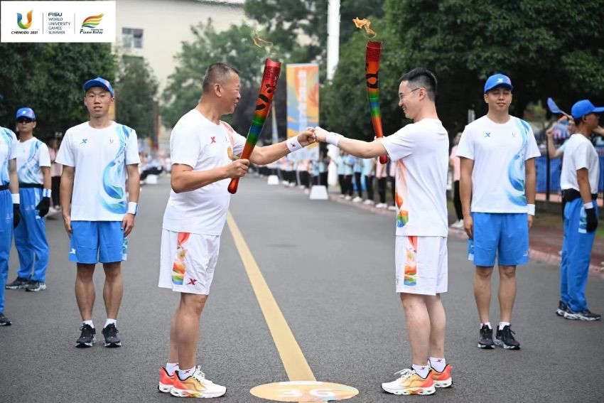 第31届世界大学生夏季运动会成都站火炬传递启动