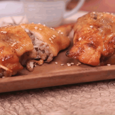 鸡翅|网红美食鸡翅包饭