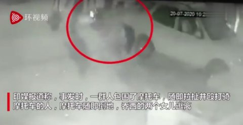  呼救|印度一记者带两个女儿骑行期间遭枪击 记者头部中弹
