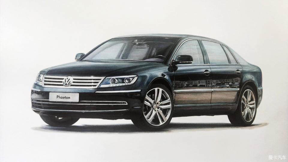  马克笔|汽车手绘半年报告 # 接触车手绘就是从一辆雷凌开始