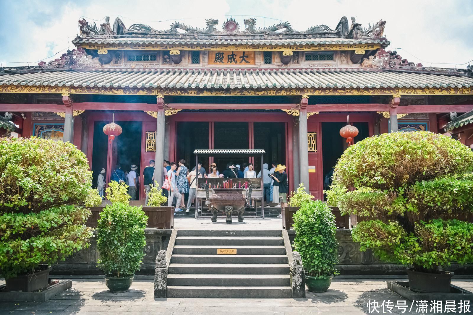 海南媒体行｜采访团点赞文昌孔庙里的“小学堂”有“大智慧”