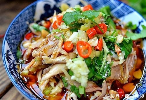 香葱|年夜饭必备菜,川菜口水鸡,麻辣鲜香嫩滑,好吃易做,家人都爱吃