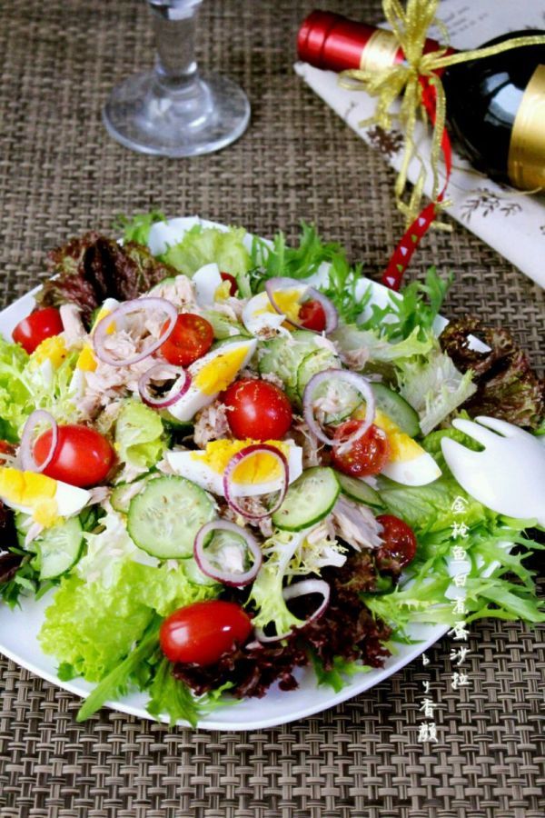  金枪鱼|金枪鱼白煮蛋沙拉