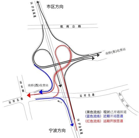  S4|【提示】奉贤出行更方便！S4南桥立交部分匝道今晚通车