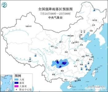 西南地区等地有较强降雨 新疆高温天气持续