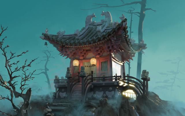  动漫|属于中国古典建筑的独特美感！非常棒的一组动漫古典场景作品赏析