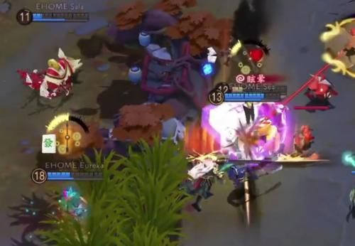  随后|决战平安京：EHOME对阵RUSHB首局，大蛇毁一生，青蛙瓷器主宰比赛