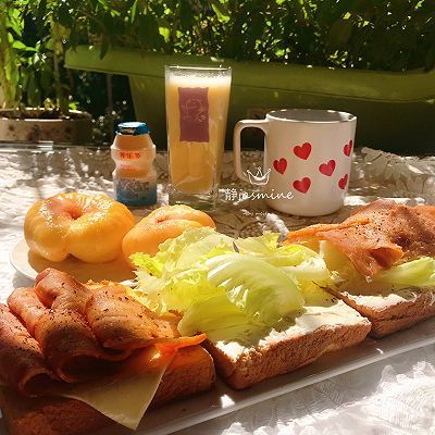 三明治|#尽享安心亲子食刻#不重样早餐~三明治