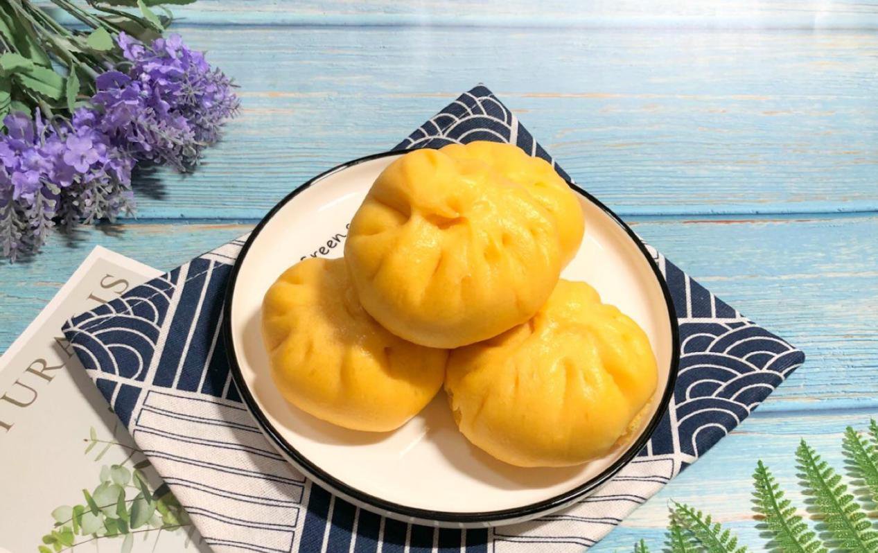  剩下的面团|小朋友爱吃的南瓜豆沙包，学会之后不用买路边摊啦