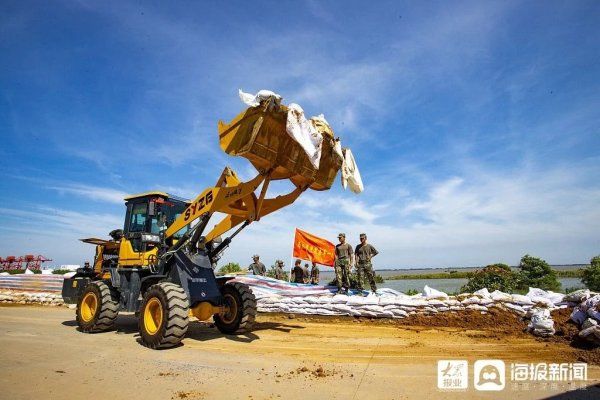 市湖口县抗|江西湖口：人民子弟兵战高温斗酷暑清子坝 助力灾后重建