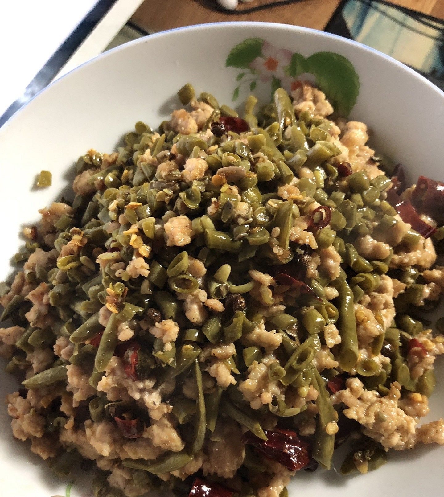  做法|下饭菜肉末豇豆的做法