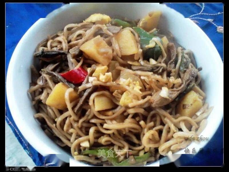  豆角|【永兴素食】美味素菜之 干豆角土豆焖面