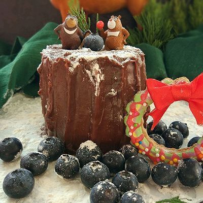 创意|圣诞森林创意蛋糕
