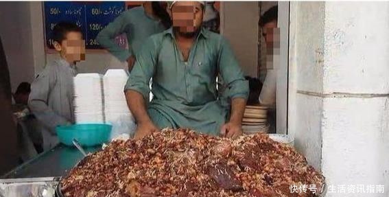 羊肉|印度10元一盘的羊肉饭,看看满满一锅全是肉,一吃就后悔了